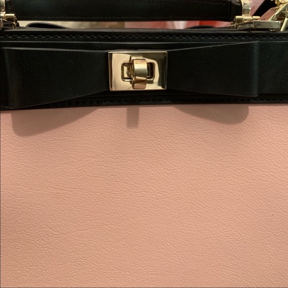 Kate Spade Bow Shoulder Bag Satchel Handbag (PINK) - Picture 6 of 8